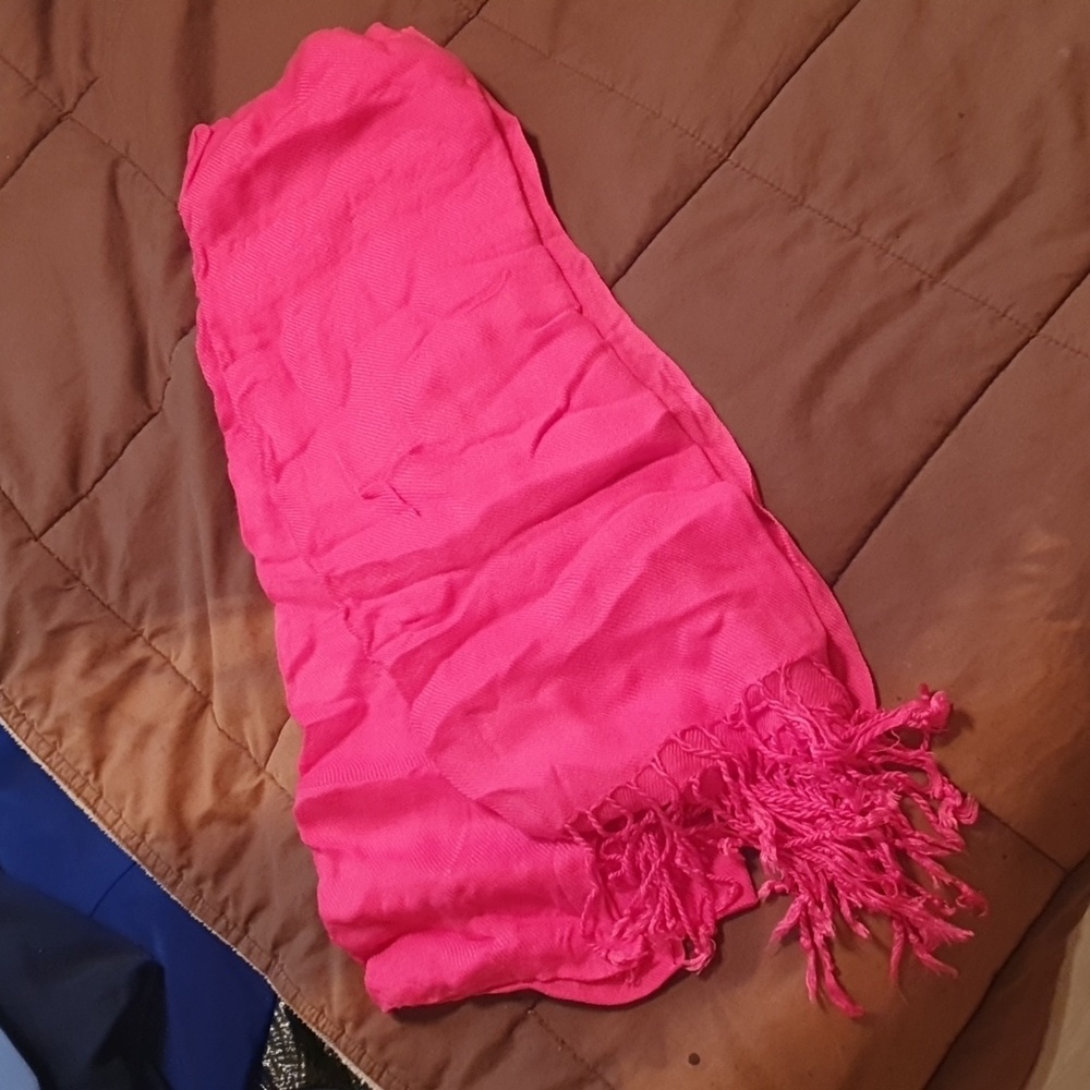 💜 Pink pashmina scarf